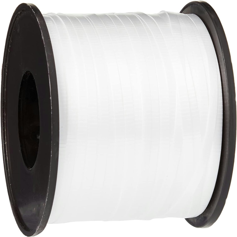 image 1 of White Curling Ribbon 500 yds