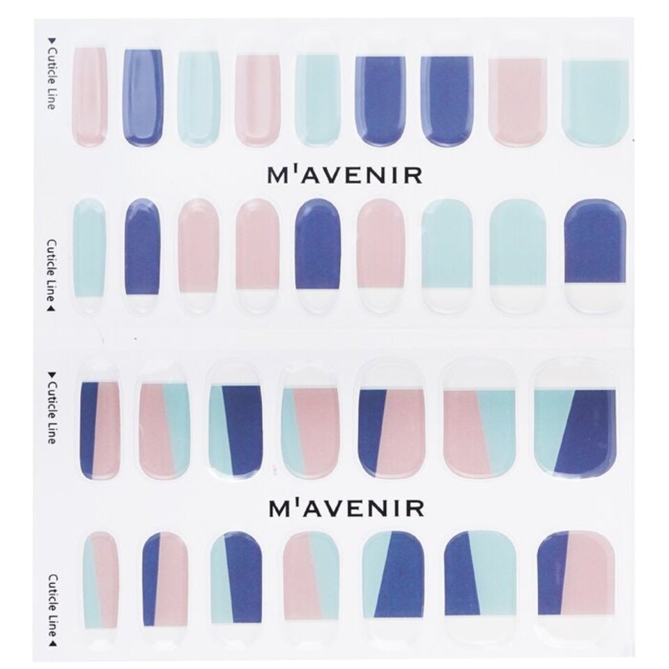 image 1 of Nail Sticker (assorted Colour) - # French Pastel Nail - 32pcs Multi