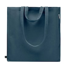 MidOcean GAVE Recycled Cotton Shopper Bag - Blue - One Size | Blue