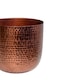 image 2 of Felix Hammered Planter (Set of 3) - Metal - Bronze