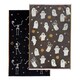 image 1 of Luxury Halloween Hand Towels Pack of 2 - 100% Cotton Spooky Tea Towels Multi | Multi