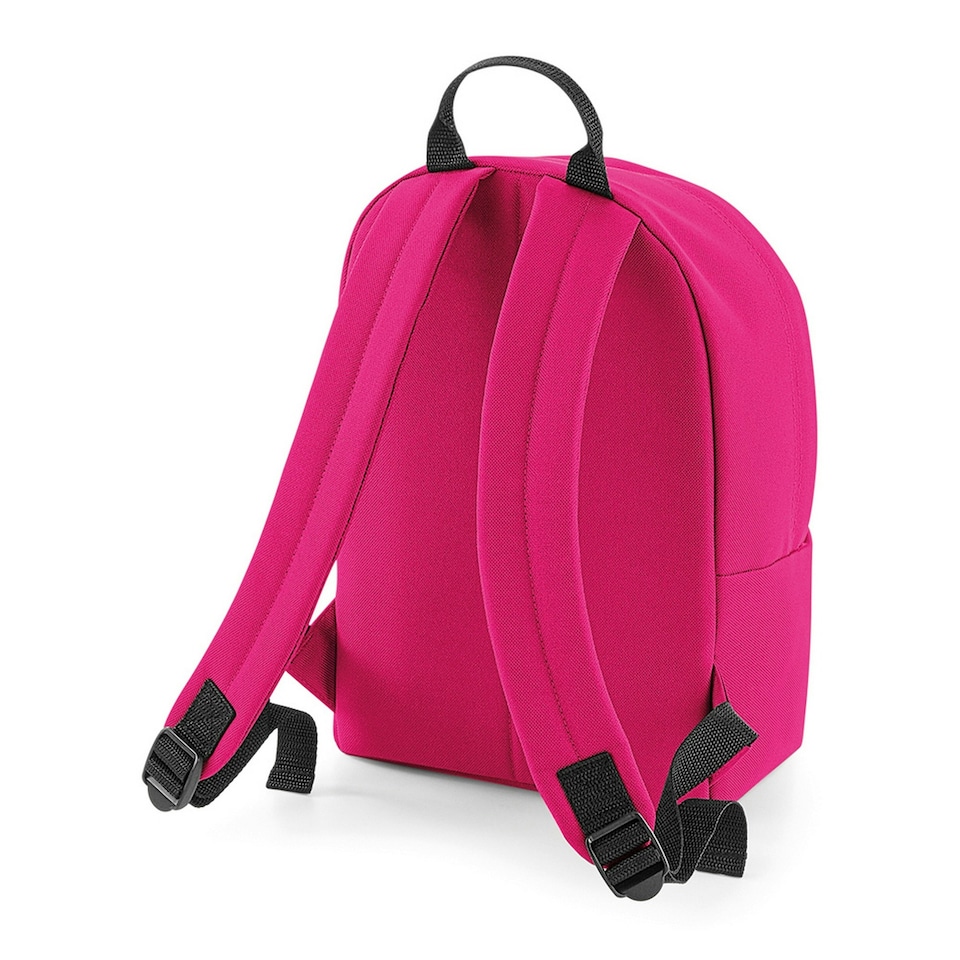 image 1 of BagBase Mini Fashion Backpack - Fuchsia - One Size