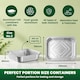image 3 of ECONX No.2 Aluminium Disposable Foil Food Container With Lids Reusable Takeaway Containers 100PC