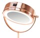 image 8 of Rose Gold Double Sided LED Cosmetic Mirror