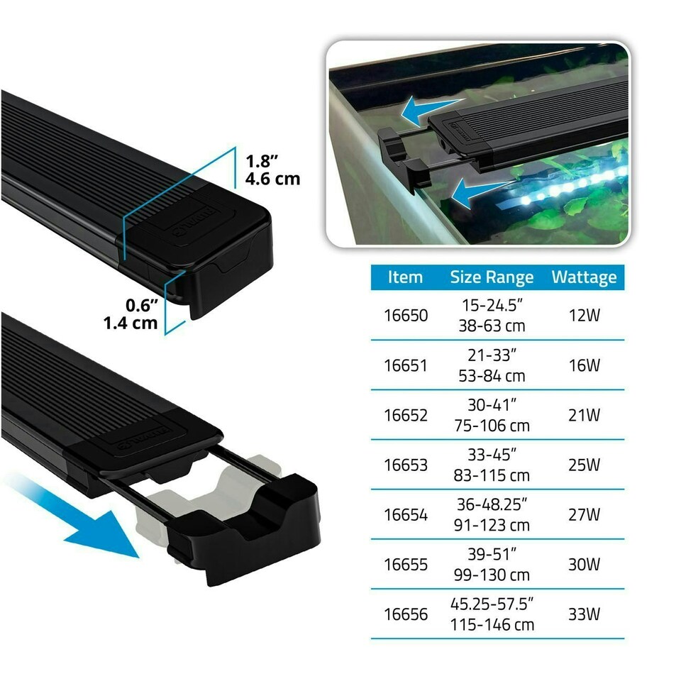 image 1 of Fluval Aquasky 3.0 LED Light Units Aquarium Fish Tank Multi