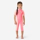 image 2 of Decathlon Baby UV Protection Wetsuit Kloupi Pink Rainbow Print