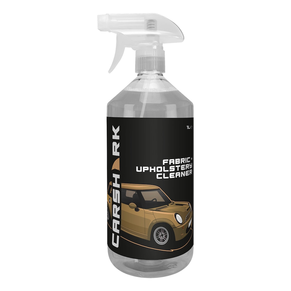 image 1 of CARSHARK Fabric & Upholstery Cleaner 1L - Safe on Car Interiors - Removes Tough Stains - No Dull Residue