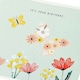 image 3 of Cute Flower Design Birthday Card