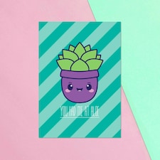 You Had Me At Aloe Greetings Card