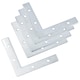 image 5 of 75mm (3in.) Corner Mending Plate Angle Bracket L Shape Reinforcing Repairing 10pc
