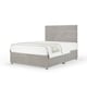 image 1 of Ortho Classic Orthopaedic Blue Plush Velvet Divan Set And Milan Headboard Small Double