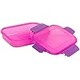 image 5 of Plastic Lunch Box Food Storage Air Tight Rubber Seal Container with Clip Lock 600ml | Pink | 3 Pink & Purple | 600 ml | 3