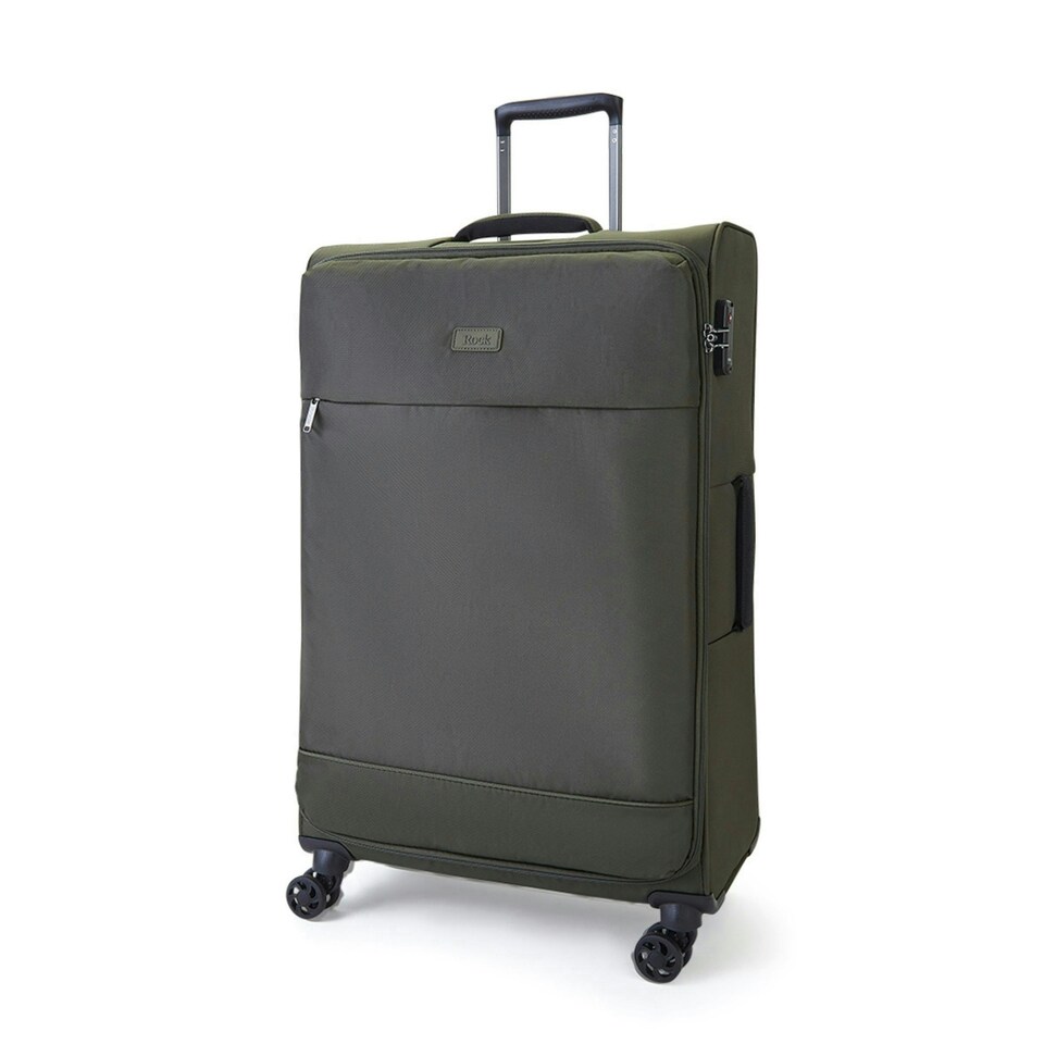 image 1 of Rock Paris Large Suitcase Green | Green | Large