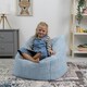 image 2 of icon Kids Teddy Bear Armchair Bean Bag Blue Childrens Bean Bags Blue