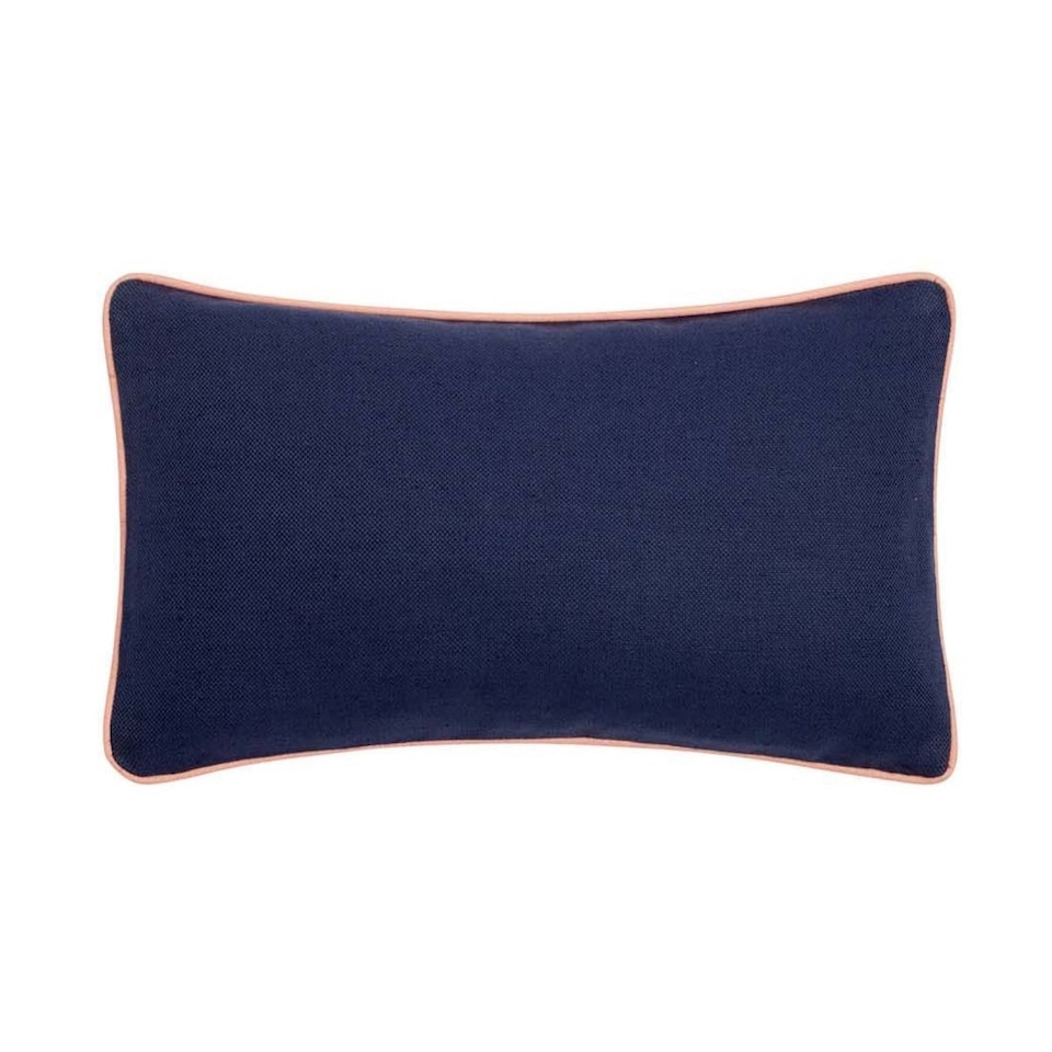 image 1 of Ulster Weavers Hillsborough Floral Cushion Cover LR Navy