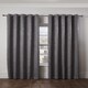 image 2 of Royal Damask Elegant Woven Blackout Eyelet Curtains 168cm x 228cm Silver Grey | Grey