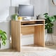image 2 of Computer Desk PC Laptop Table Home Office Study Workstation | Brown