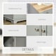 image 5 of HOMCOM Sideboard Buffet Cabinet with Storage Cabinets and Drawers, Grey Grey | Natural Wood
