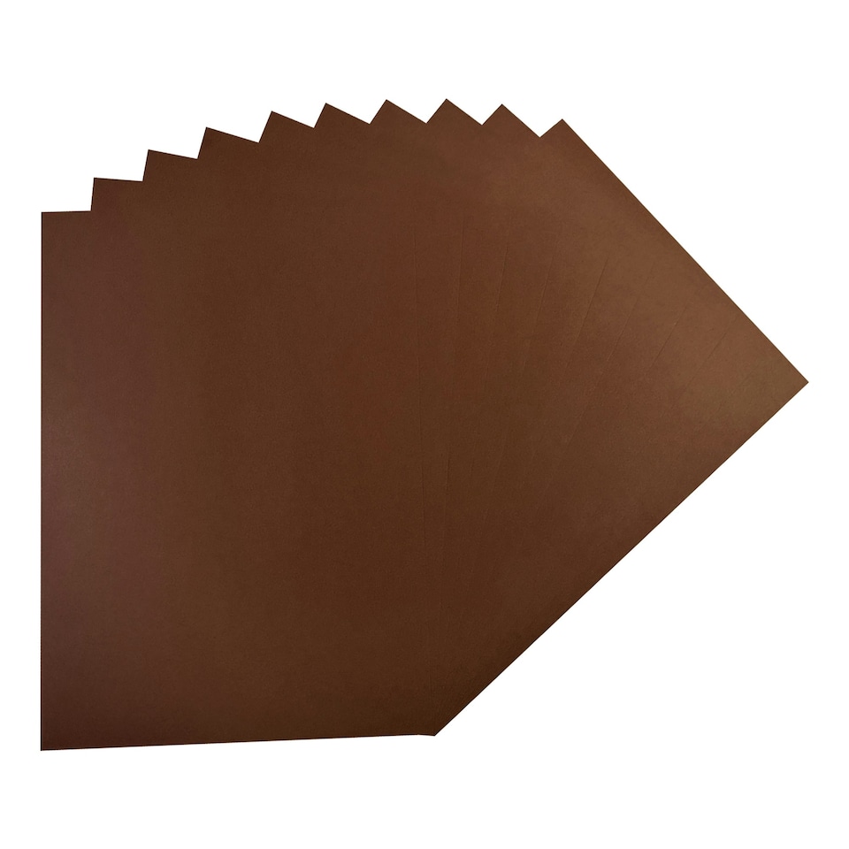 image 1 of Pack of 100 A4 Coloured Paper 75gsm Sheets | Brown | A4 | 1