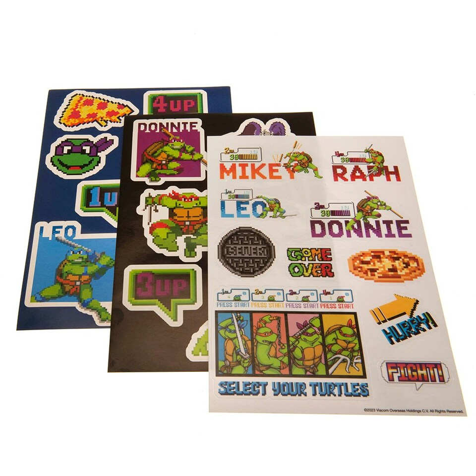 image 1 of Teenage Mutant Ninja Turtles Sticker Sheet - Multicoloured - One Size