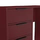 image 5 of Fuji 4 Drawer Vanity in Red Matt (Ready Assembled) | Red | Red Matt