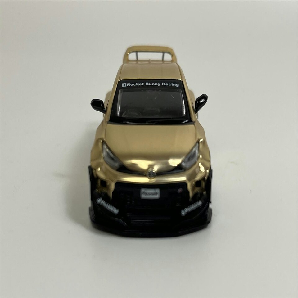 image 1 of Pandem GR Yaris Gold 1:64 Scale Pop Race PR640041