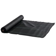 Outsunny 2 x 100m Weed Membrane, Heavy Duty Weed Control Membrane