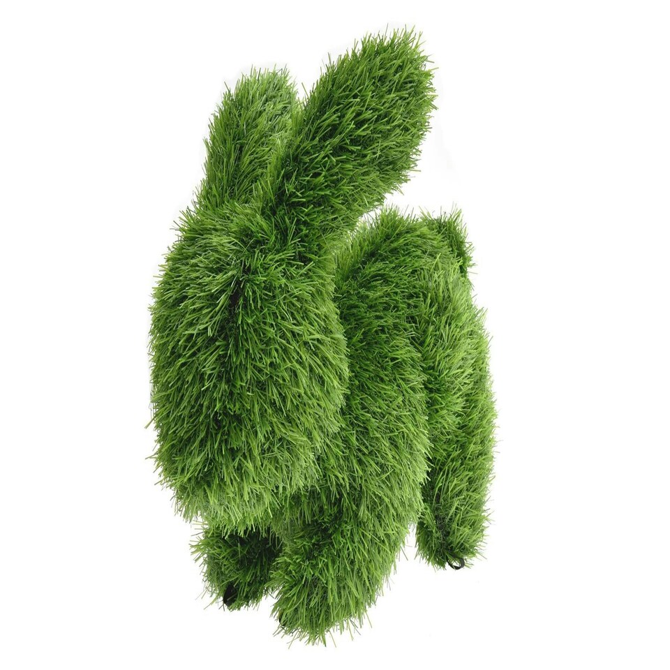 image 1 of True Products Artificial Grass Topiary Bunny Rabbit Indoor Outdoor Garden Lawn Event Office Wedding Decor