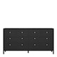 image 2 of Madrid Double Dresser 4+4 Drawers in Matt Black