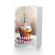 image 2 of Cupcake Colourful Sprinkles Candle Her Birthday Card