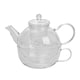 image 1 of Argon Tableware Glass Tea For One Set - 550ml