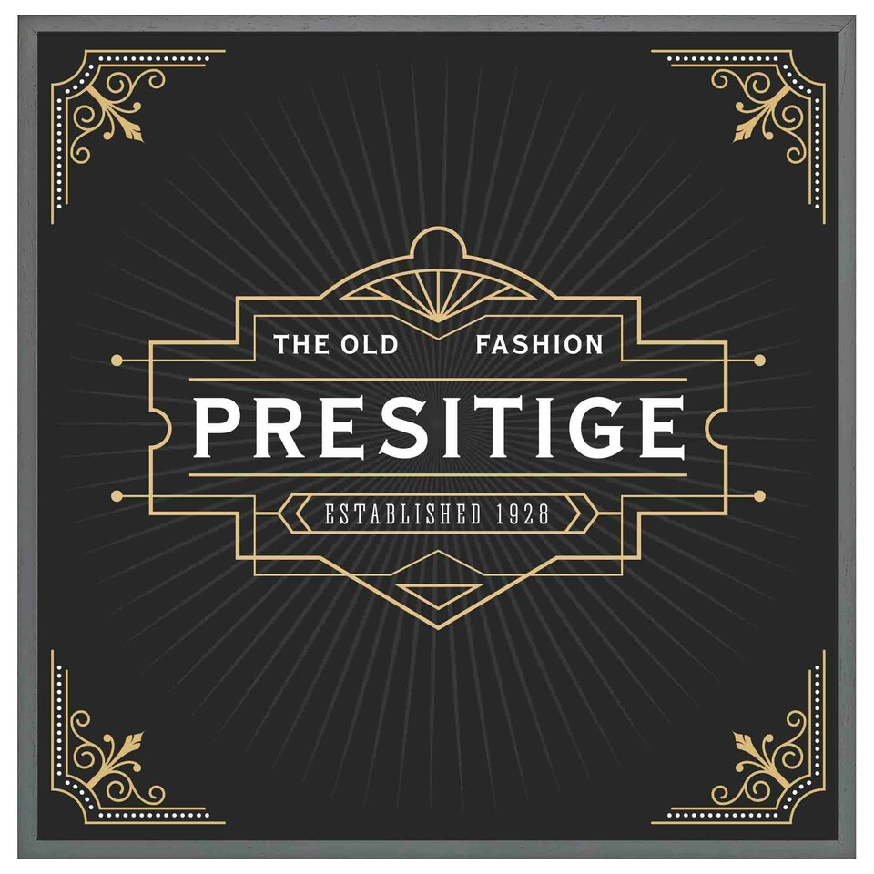 image 1 of Art deco old fashioned prestige (Picutre Frame) White | XS