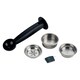 image 3 of Ariete 1380 Metal Slim Barista Espresso Coffee Maker Machine & Milk Frother