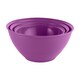 image 1 of Durable Plastic Colourful Kitchen Mixing Salad Bowls Microwave & Dishwasher Safe | Purple | Purple | 3.4 Litre | 1