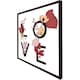 image 3 of Love typography (Picture Frame) Brown | Oak | S