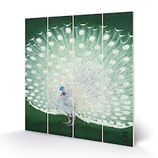 OHARA KOSON (PEACOCK) - WOOD PANEL