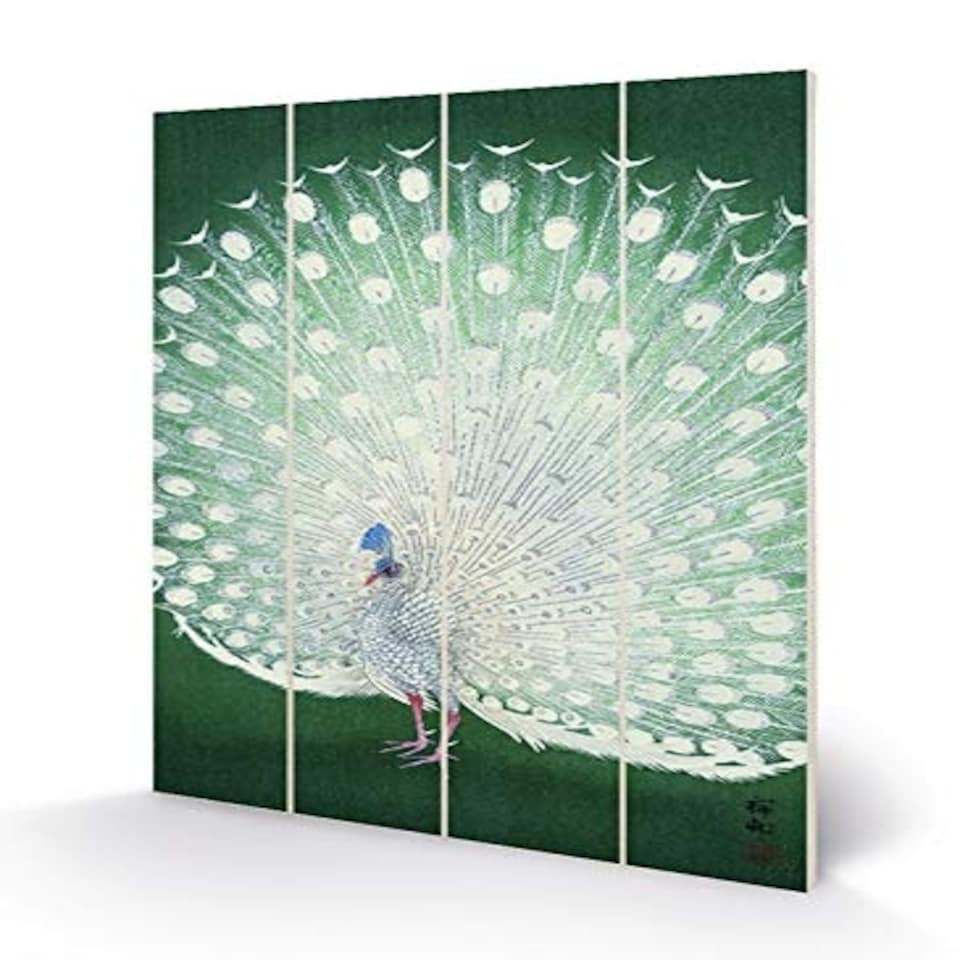 OHARA KOSON (PEACOCK) - WOOD PANEL