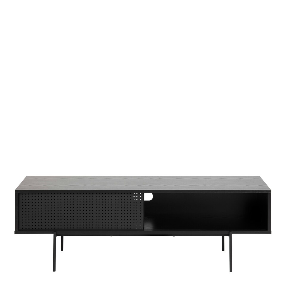 image 1 of Angus TV Unit with 1 Sliding Door in Black