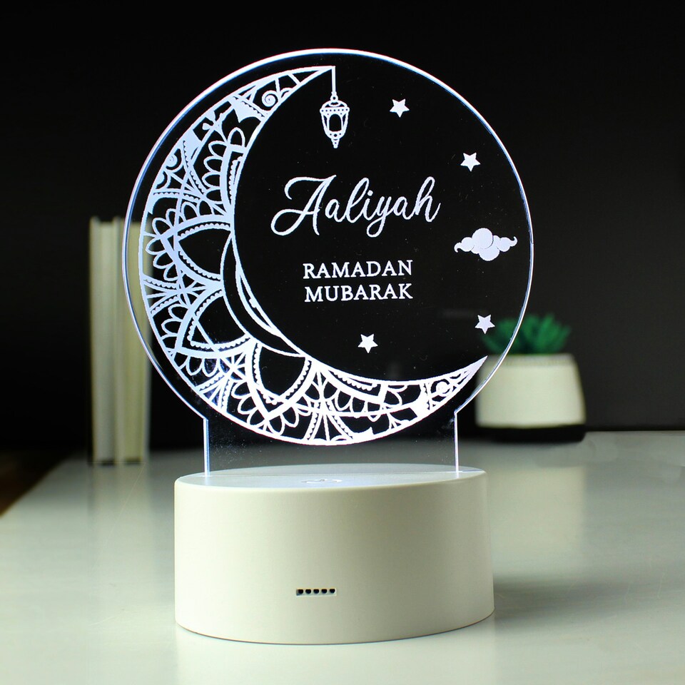 image 1 of Personalised Eid and Ramadan LED Light
