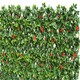 image 5 of Primrose Extendable Artificial Flower Outdoor Screening Trellis Red 1m x 2m