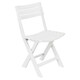 image 3 of White Plastic Garden Dining Table with Chairs Set Patio Deck Outdoor Furniture | White | White | 5 Piece Set