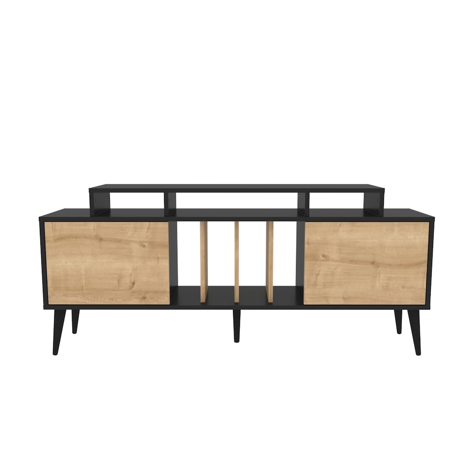 image 1 of Decorotika Char  TV Unit for TVs up to 72 inches