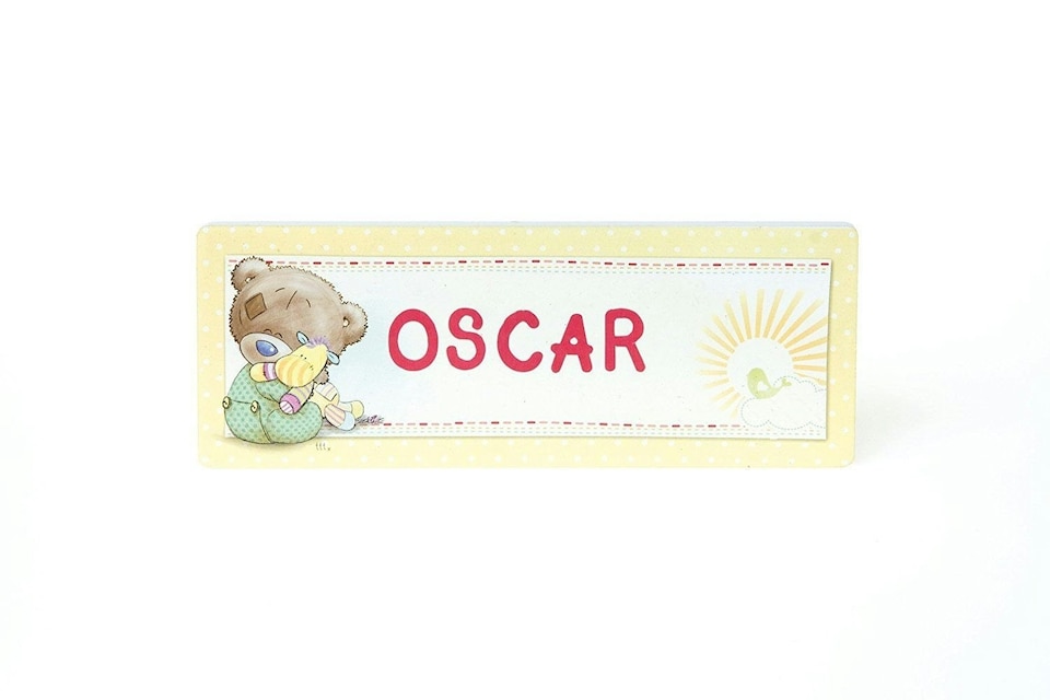 image 1 of Tiny Tatty Teddy Me to You Bear Personalised Door Plaque