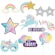 image 1 of Party Time Unicorn Photo Props - Pack of 10
