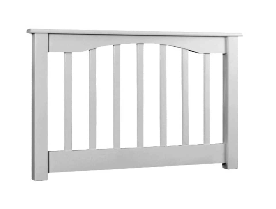 image 1 of 5ft King Size Grey wood finish headboard solid,chunky  bed head end board | Grey
