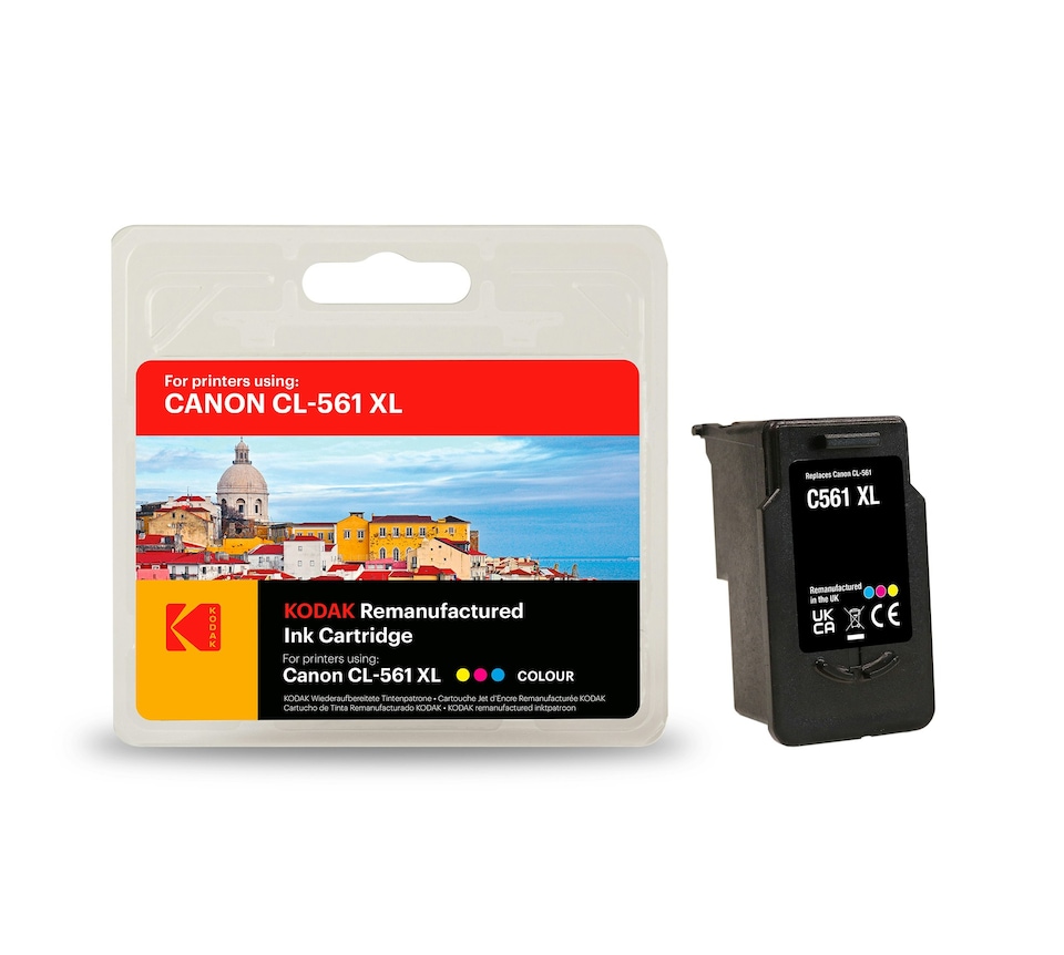 image 1 of Kodak Remanufactured Canon CL-561 XL Colour Ink Cartridge | Multi | 1
