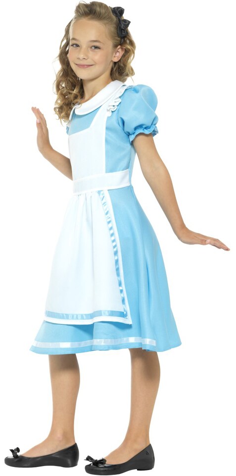 Alice Girls Fancy Deess Fairytale Story Kids Childs Costume Outfit