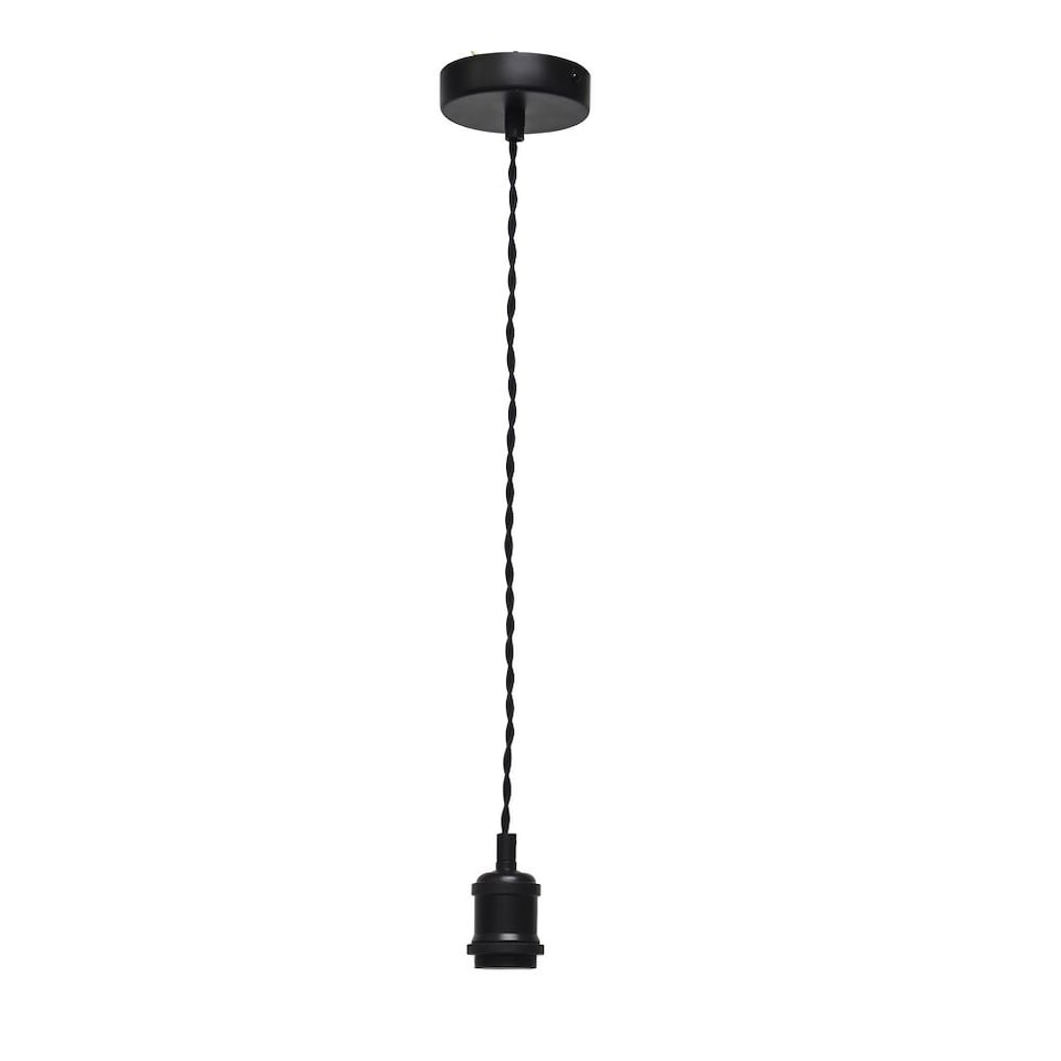 image 1 of Flex -Black Retro Ceiling Pendant Flex Kit for Easy Fit Shades