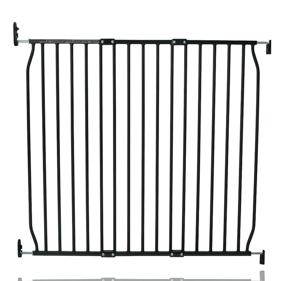 image 1 of Bettacare Eco Screw Fit Pet Gate, Black, 100cm - 110cm, Screw Fitted Dog Gate, Safety Gate for Puppy | Black