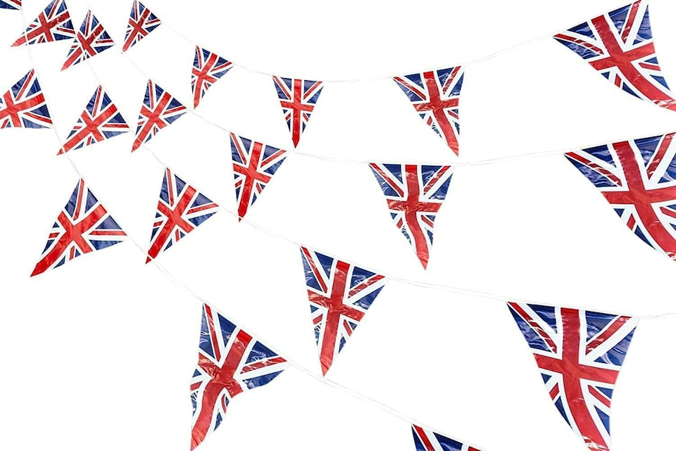 image 1 of 60ft Union Jack 40 Triangle Bunting | Multi